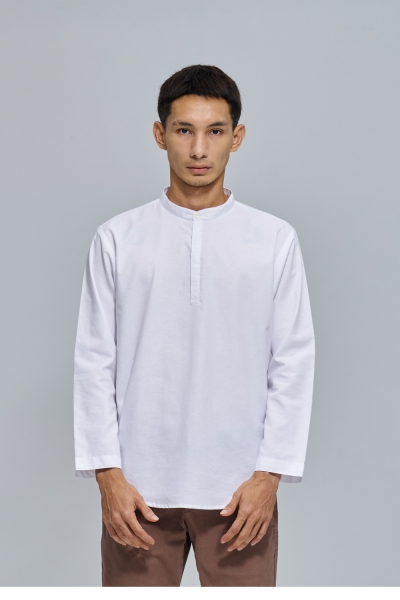 Kurta Long Sleeves Ramnaya, White